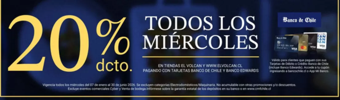 Catálogo El Volcan | Todos los miércoles! | 2026-01-20T00:00:00.000Z - 2026-06-30T00:00:00.000Z