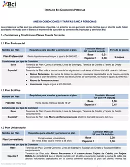 Catálogo BCI en Concepción | Tarifas de productos y servicios! | 2026-03-02T00:00:00.000Z - 2026-06-30T00:00:00.000Z