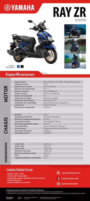 Catálogo Yamaha en Los Andes | CIGNUS-RAY-ZR | 2025-01-30T00:00:00.000Z - 2025-12-31T00:00:00.000Z
