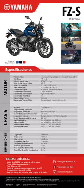 Catálogo Yamaha en Los Andes | FZ-S-4 | 2025-01-30T00:00:00.000Z - 2025-12-31T00:00:00.000Z