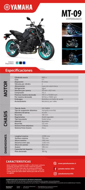 Catálogo Yamaha en Los Andes | MT-09-4 | 2025-01-30T00:00:00.000Z - 2025-12-31T00:00:00.000Z