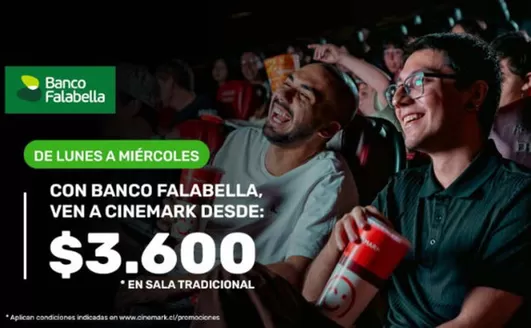 Catálogo Cinemark | Ofertas promocional! | 2026-04-02T00:00:00.000Z - 2026-04-16T00:00:00.000Z