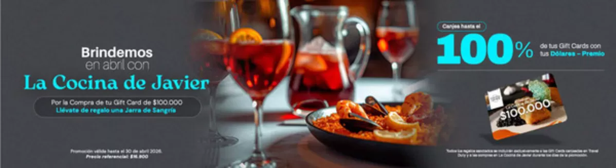 Catálogo Travel | Ofertas exclusivos! | 2026-04-07T00:00:00.000Z - 2026-04-30T00:00:00.000Z