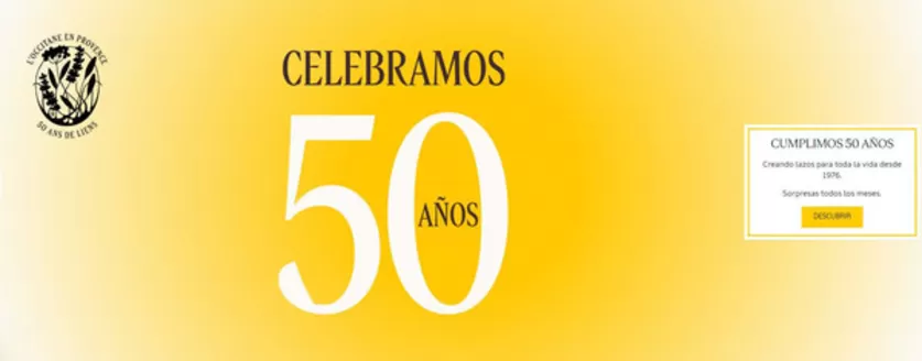 Catálogo L'Occitane | Celebramos 50 anos! | 2026-04-08T00:00:00.000Z - 2026-04-30T00:00:00.000Z