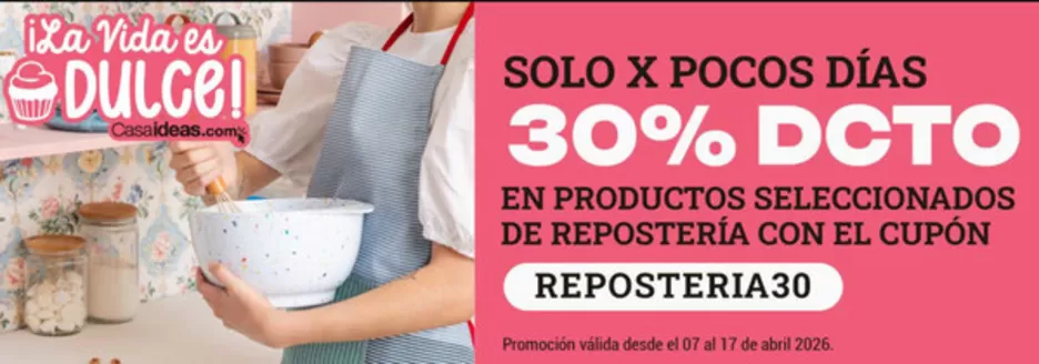 Catálogo Casaideas | 30% dcto! | 2026-04-08T00:00:00.000Z - 2026-04-17T00:00:00.000Z