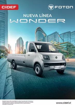 Catálogo Cidef en Temuco | Nueva linea Wonder! | 2025-02-06T00:00:00.000Z - 2025-12-31T00:00:00.000Z