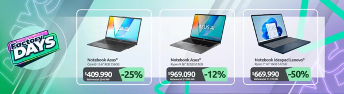 Catálogo PC Factory en Macul | Descuentos y promociones | 2026-04-13T00:00:00.000Z - 2026-04-27T00:00:00.000Z