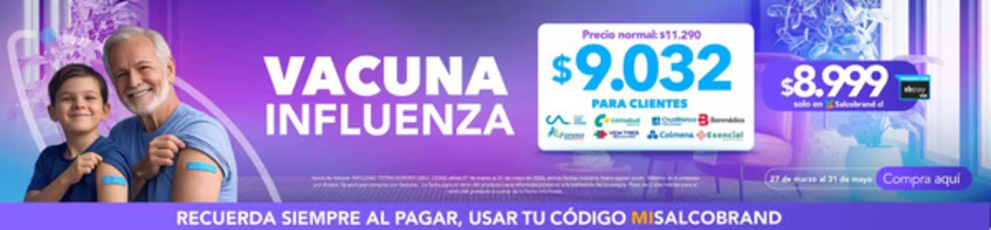 Catálogo Salcobrand en Andacollo | Ofertas y gangas exclusivas | 2026-03-27T00:00:00.000Z - 2026-05-31T00:00:00.000Z