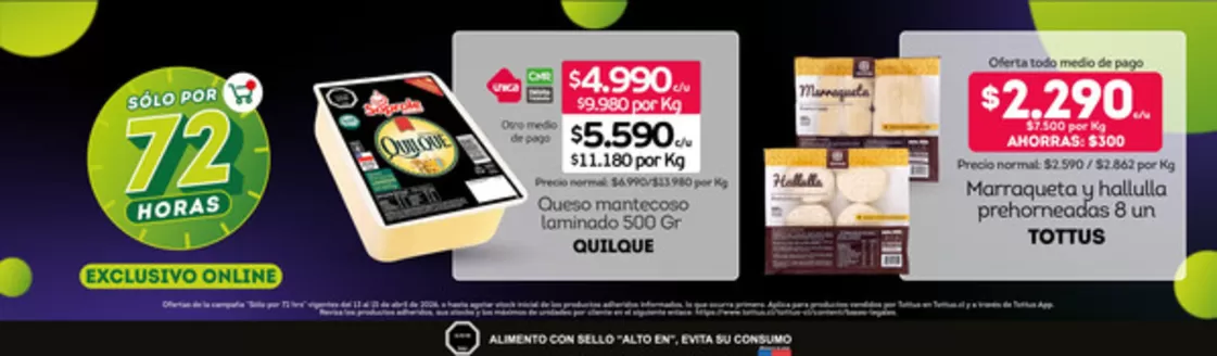 Catálogo Tottus en Tierra Amarilla | Ofertas Tottus | 2026-04-13T00:00:00.000Z - 2026-04-15T00:00:00.000Z