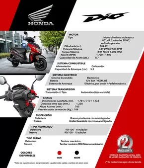 Catálogo Honda | Honda DIO! | 2025-02-12T00:00:00.000Z - 2025-06-30T00:00:00.000Z