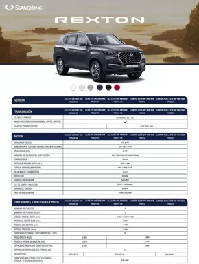 Catálogo SsangYong en Temuco | Rexton diesel! | 2025-02-18T00:00:00.000Z - 2025-12-30T00:00:00.000Z