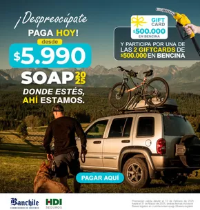 Catálogo Servipag en Santiago | Despreocipate paga hoy! | 2025-02-24T00:00:00.000Z - 2025-03-31T00:00:00.000Z