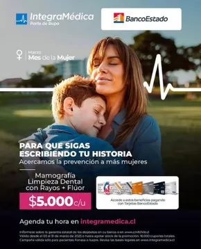 Catálogo IntegraMédica en Santiago | Para que sigas escribiendo tu historia! | 2025-03-04T00:00:00.000Z - 2025-03-31T00:00:00.000Z