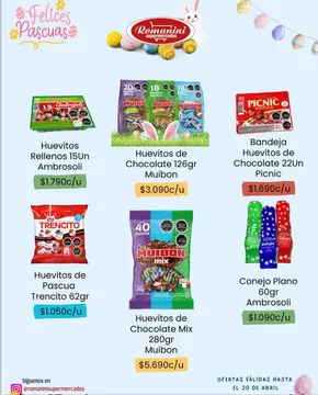 Catálogo Supermercados Romanini | Felices Pascuas! | 2025-04-02T00:00:00.000Z - 2025-04-30T00:00:00.000Z