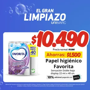 Catálogo Unimarc en Iquique | Ofertas principales para todos los clientes | 2025-04-08T00:00:00.000Z - 2025-04-22T00:00:00.000Z