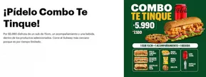 Catálogo Subway en Providencia | Pídelo combo te tinque! | 2025-04-10T00:00:00.000Z - 2025-05-12T00:00:00.000Z