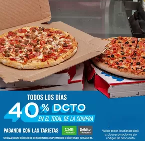Catálogo Domino's Pizza | Hasta 40% dcto! | 2025-04-14T00:00:00.000Z - 2025-05-12T00:00:00.000Z