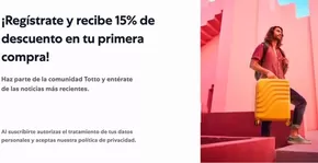 Recibe 15% de descuento!
