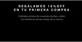 15% Off en tu primera compra!