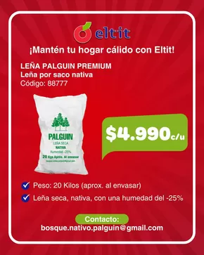 Catálogo Eltit | Mantén tu hogar cálido con Eltit! | 2025-04-22T00:00:00.000Z - 2025-05-06T00:00:00.000Z