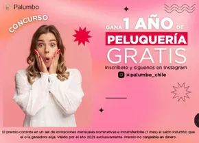 Catálogo Palumbo | Concurso! Gana 1 ano de peluqueria gratis. | 2025-04-23T00:00:00.000Z - 2025-05-15T00:00:00.000Z