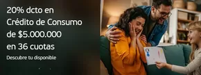 Catálogo Banco Falabella en Quillota | 20% dcto en Crédito de Consumo de $5.000.000 en 36 cuotas! | 2025-04-28T00:00:00.000Z - 2025-05-12T00:00:00.000Z