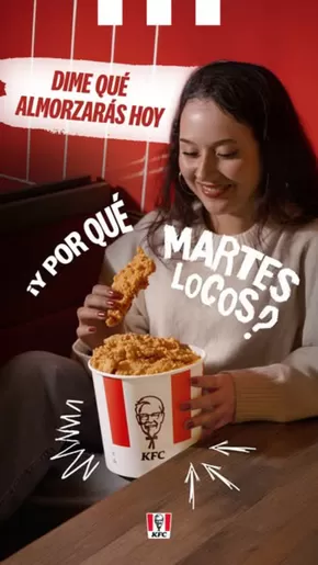 Catálogo KFC en Providencia | Martes locos! Hasta 46% Off. | 2025-04-30T00:00:00.000Z - 2025-05-14T00:00:00.000Z