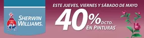 Catálogo Sherwin Williams en Alto Hospicio | Oferta exclusivos! Hasta 40% dcto. | 2025-05-02T00:00:00.000Z - 2025-05-30T00:00:00.000Z