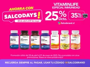 Catálogo Salcobrand en Chillán | Ofertas Salcobrand. | 2025-04-28T00:00:00.000Z - 2025-05-07T00:00:00.000Z