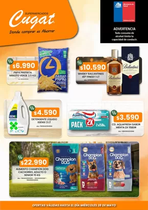 Catálogo Cugat en San Vicente de Tagua Tagua | Especiales y Catálogos! | 2025-05-16T00:00:00.000Z - 2025-05-28T00:00:00.000Z