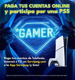 Catálogo Servipag en San Felipe | Paga tus cuentas online y participa por una PS5! | 2025-06-26T00:00:00.000Z - 2025-07-31T00:00:00.000Z