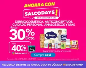Catálogo Salcobrand en Calama | Ofertas Salcobrand. | 2025-06-27T00:00:00.000Z - 2025-07-06T00:00:00.000Z